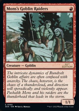 (30A)Mons's Goblin Raiders(0160)/モンスのゴブリン略奪隊
