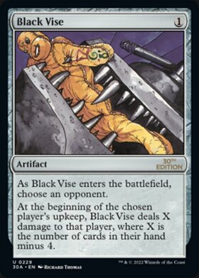 (30A)Black Vise(0229)/黒の万力
