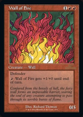 (30A)Wall of Fire(474)(旧枠)/炎の壁