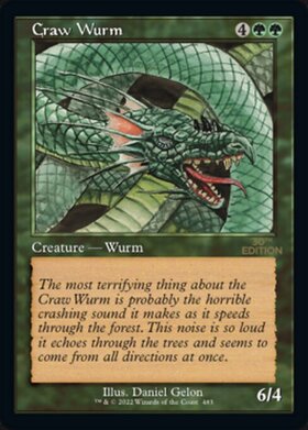 (30A)Craw Wurm(483)(旧枠)/大喰らいのワーム