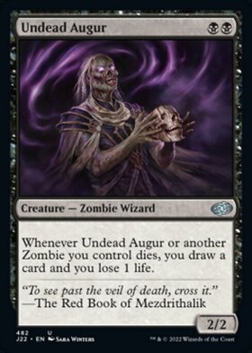 (J22)Undead Augur/アンデッドの占い師