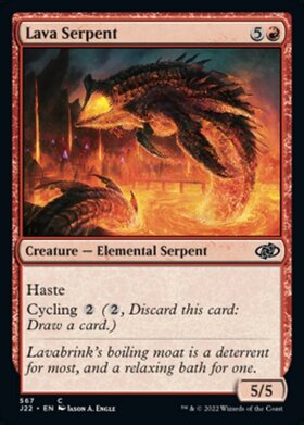 (J22)Lava Serpent/溶岩の海蛇