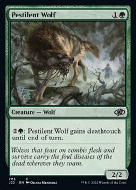(J22)Pestilent Wolf/伝染病の狼