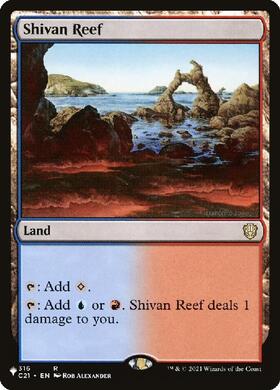 (C21)Shivan Reef(LIST仕様)/シヴの浅瀬