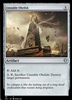 (SCD)Unstable Obelisk/不安定なオベリスク