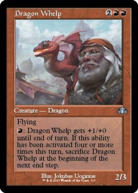(DMR)Dragon Whelp(317)(旧枠)(F)/チビ・ドラゴン