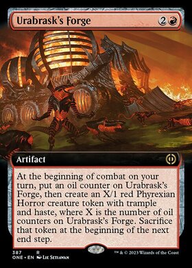 (ONE)Urabrask's Forge(387)(拡張枠)/ウラブラスクの溶鉱炉