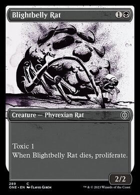 (ONE)Blightbelly Rat(289)(ショーケース)(胆液)/腐り腹のネズミ