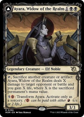 (MOM)Ayara Widow of the Realm(0296)(ショーケース)/王国の未亡人、アヤーラ