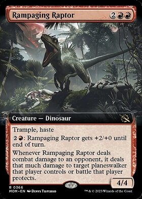 (MOM)Rampaging Raptor(0366)(拡張枠)/猛り狂う猛竜