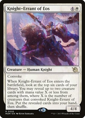 (MOM)Knight-Errant of Eos(プロモP)(F)/イーオスの遍歴の騎士
