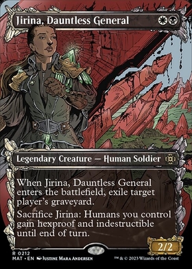 (MAT)Jirina Dauntless General(ハロー)(ショーケース)(0212)(F)/不屈の将軍、ジリーナ