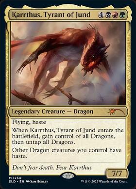 (SLD)Karrthus Tyrant of Jund/ジャンドの暴君、カーサス