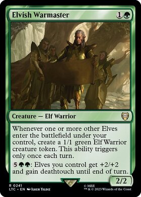 (LTC)Elvish Warmaster/エルフの戦練者