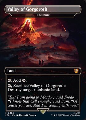 (LTC)Wasteland(Valley of Gorgoroth)(0376)(ボーダーレス)(F)/不毛の大地