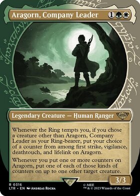 LTR)Aragorn Company Leader(F)/一行のリーダー、アラゴルン | (FOIL