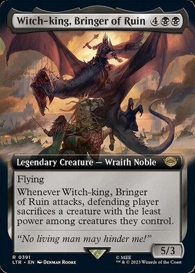 (LTR)Witch-king Bringer of Ruin(0391)(拡張枠)/破滅をもたらす者、魔王