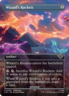 (LTR)Wizard's Rockets(0400)(ボーダーレス)(Prerelease)/魔法使の打ち上げ花火