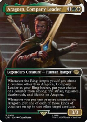 LTR)Aragorn Company Leader(F)/一行のリーダー、アラゴルン | (FOIL