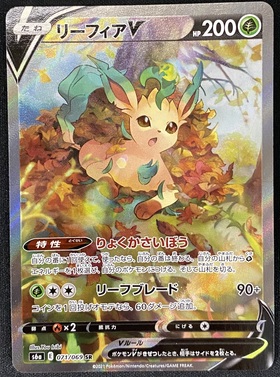 リーフィアV(071/069 SR)[SA] | SR | ドラゴンスター | ポケモンカード