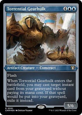 (CMM)Torrential Gearhulk(0501)(ショーケース)(エッチング)(F)/奔流の機械巨人