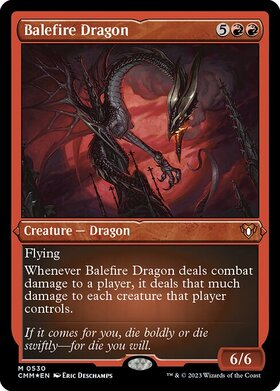 (CMM)Balefire Dragon(0530)(ショーケース)(エッチング)(F)/災火のドラゴン