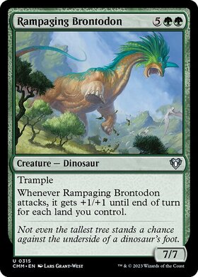 (CMM)Rampaging Brontodon(F)/暴れ回るブロントドン