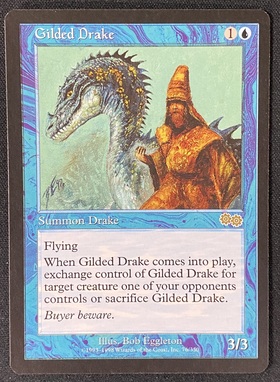 アウトレット評判 MTG 金粉のドレイク/ Gilded Drake 日本語