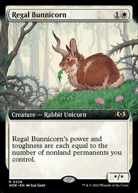 (WOE)Regal Bunnicorn(0326)(拡張枠)/威厳あるバニコーン