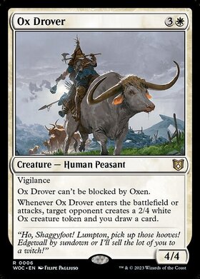 (WOC)Ox Drover/雄牛曳き
