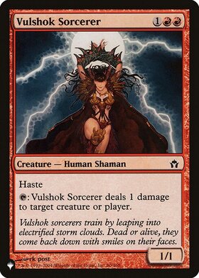 (5DN)Vulshok Sorcerer(LIST仕様)/ヴァルショクの魔術師