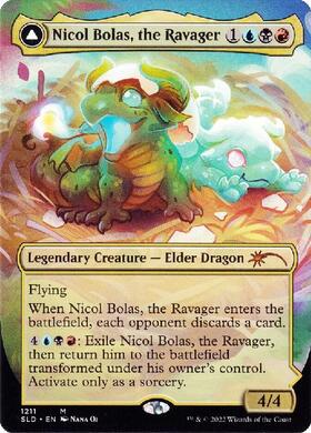 (SLD)Nicol Bolas the Ravager(1211)(掲示用)/破滅の龍、ニコル・ボーラス