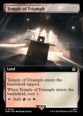 (WHO)Temple of Triumph(0530)(拡張枠)(F)/凱旋の神殿