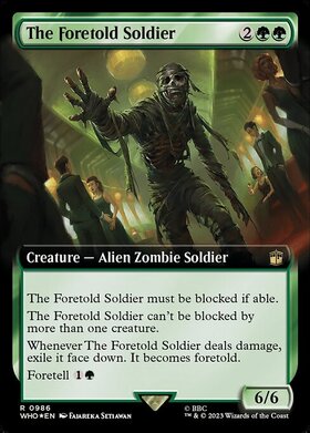 (WHO)The Foretold Soldier(0986)(拡張枠)(サージ)(F)/フォートールドの兵士