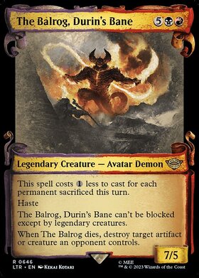 (LTR)The Balrog Durin's Bane(0646)(ショーケース)(巻物)/ドゥリンの禍、バルログ