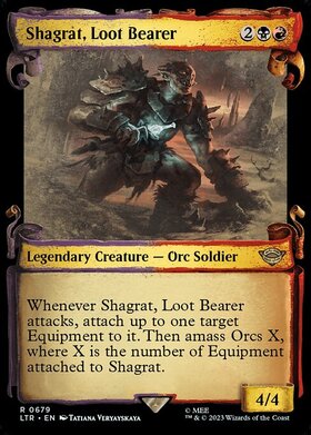 (LTR)Shagrat Loot Bearer(0679)(ショーケース)(巻物)/戦利品運び、シャグラト