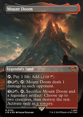 (LTR)Mount Doom(0754)(ボーダーレス)(サージ)(F)/滅びの山