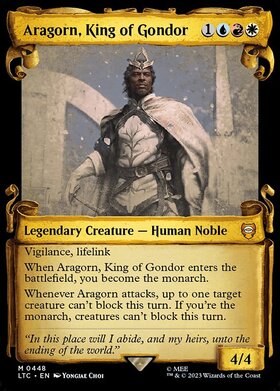 (LTC)Aragorn King of Gondor(0448)(ショーケース)(巻物)/ゴンドールの王、アラゴルン