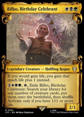 (LTC)Bilbo Birthday Celebrant(0451)(ショーケース)(巻物)/誕生日の主賓、ビルボ