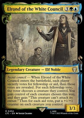 (LTC)Elrond of the White Council(0454)(ショーケース)(巻物)/白の会議のエルロンド