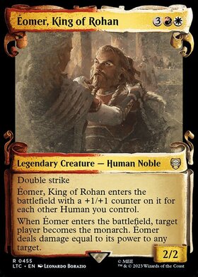 (LTC)Eomer King of Rohan(0455)(ショーケース)(巻物)/ローハンの王、エオメル