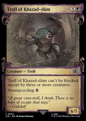 (LTR)Troll of Khazad-dum(0562)(ショーケース)(巻物)(F)/カザド＝ドゥームのトロール