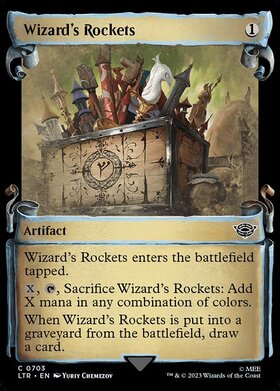 (LTR)Wizard's Rockets(0703)(ショーケース)(巻物)/魔法使の打ち上げ花火