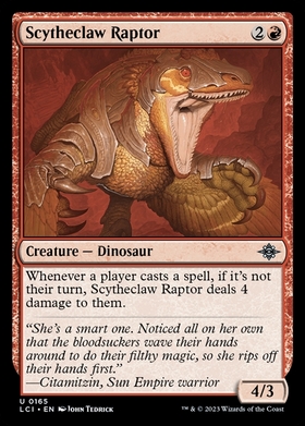 (LCI)Scytheclaw Raptor/鎌爪の猛竜