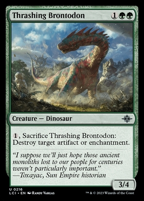 (LCI)Thrashing Brontodon/打ち壊すブロントドン