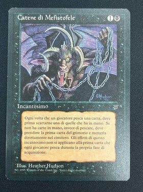 MTG LEG Chains of Mephistopheles イタリア語1枚 - トレーディングカード