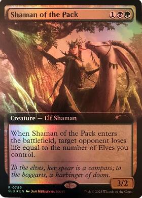 (SLD)Shaman of the Pack(拡張枠)(789)(F)/群れのシャーマン