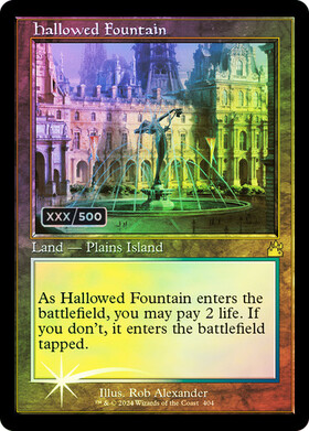 (RVR)Hallowed Fountain(シリアル入)(旧枠)(404)(F)/神聖なる泉