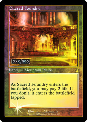 (RVR)Sacred Foundry(シリアル入)(旧枠)(409)(F)/聖なる鋳造所