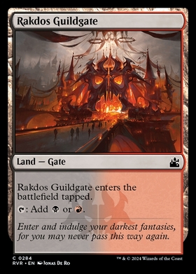 (RVR)Rakdos Guildgate(0284)/ラクドスのギルド門